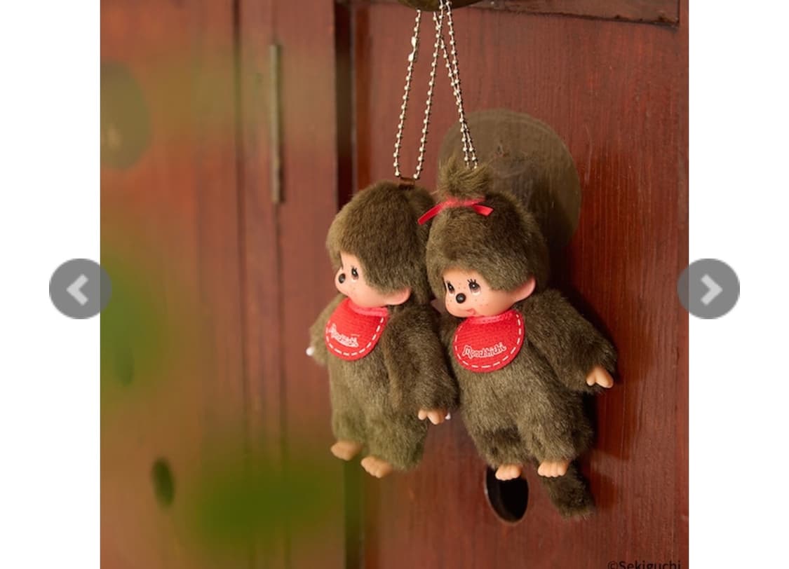 몬치치 미니 키 체인 걸 브라운 정품 새제품 급처 상품이미지4