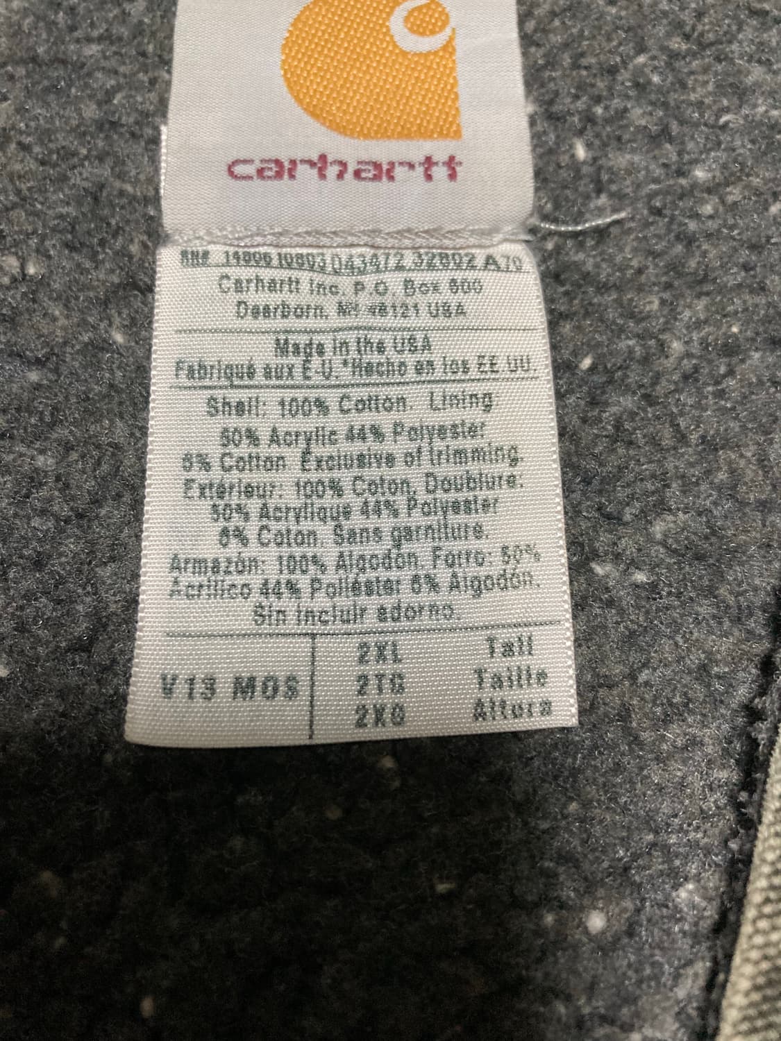 [2XL/XXL] 빈티지 칼하트 샌드스톤 베스트 조끼 / 모스 그린 상품이미지4