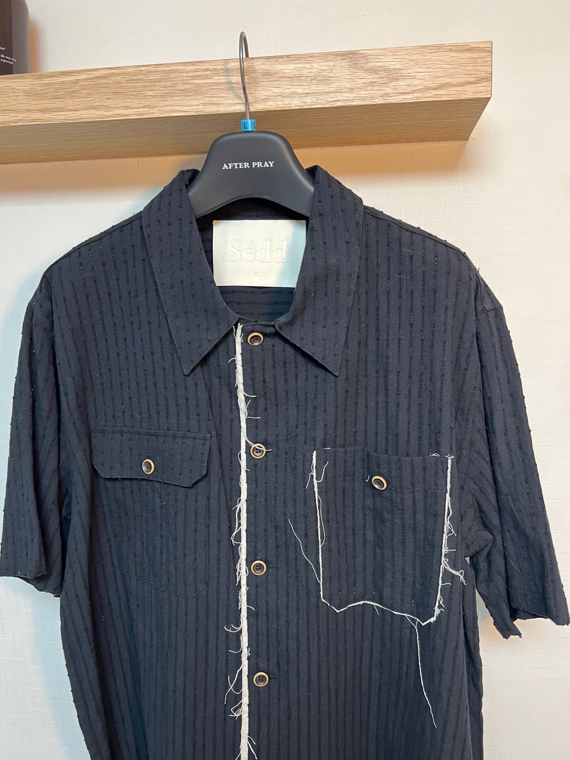 자카드 반팔셔츠 상품이미지3