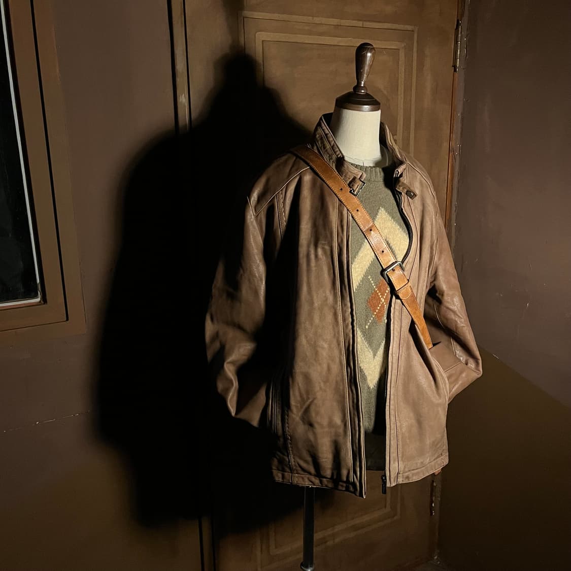 Italian Leather Well-Aged Crossbody Bag 상품이미지6