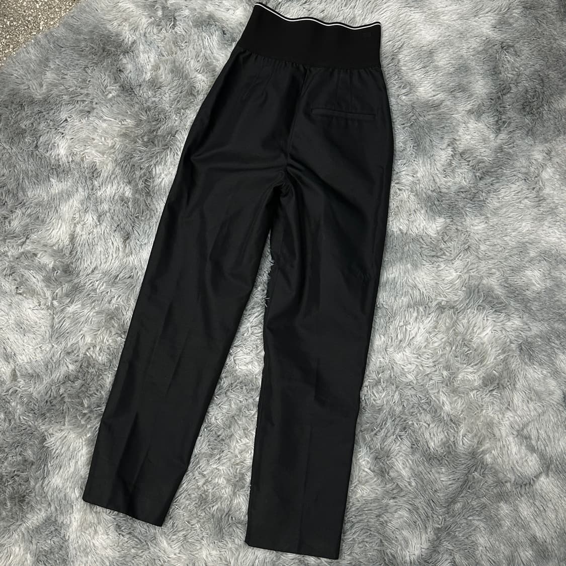 알렉산더왕 하이웨스트 캐롯팬츠 블랙 0 상품이미지4