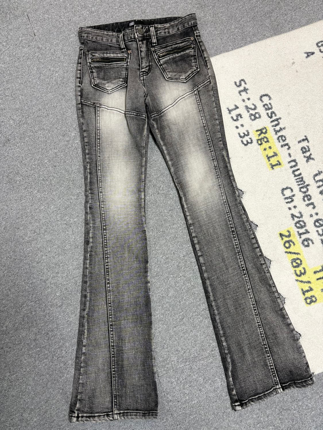 보헴서 FRONT POCKET BOOTS CUT DENIM PANTS 상품이미지4