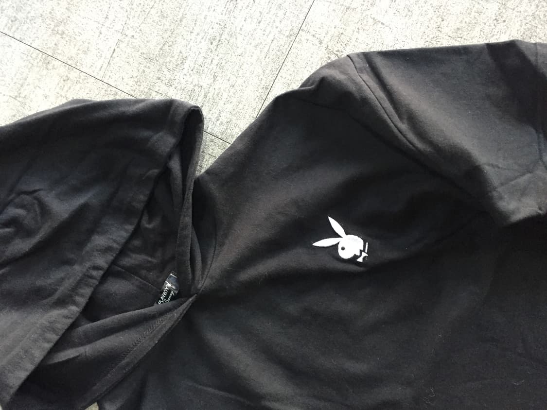 Playboy 플레이보이 가슴로고 올드스쿨아메카지 반팔후드티셔츠 상품이미지3