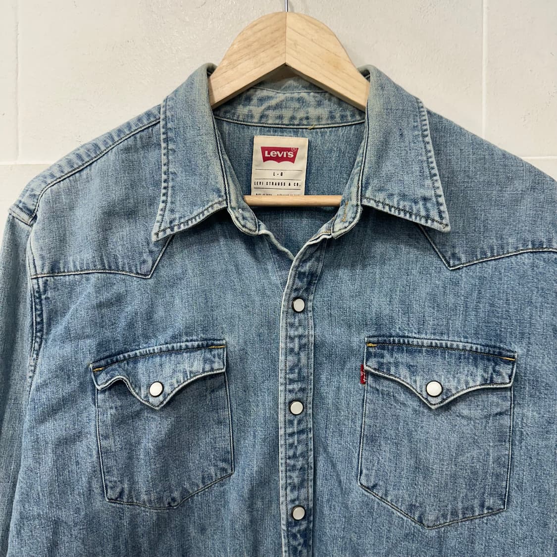 리바이스 웨스턴 셔츠 상품이미지2