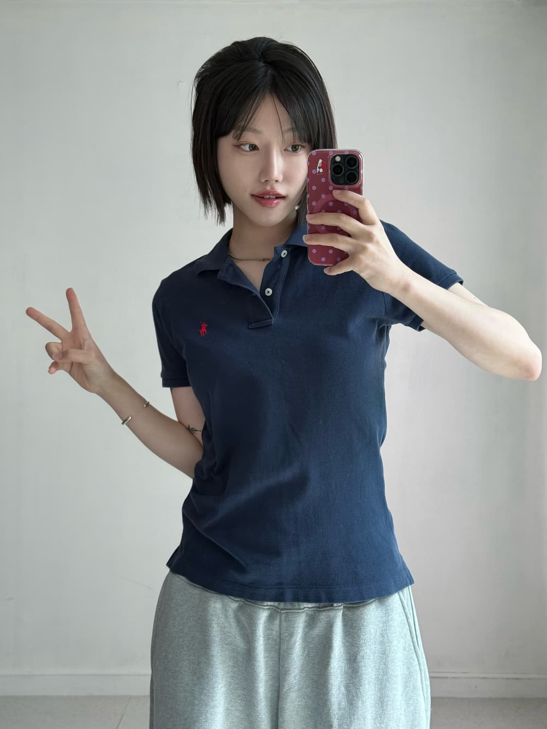 폴로 네이비 pk 반팔티 상품이미지3