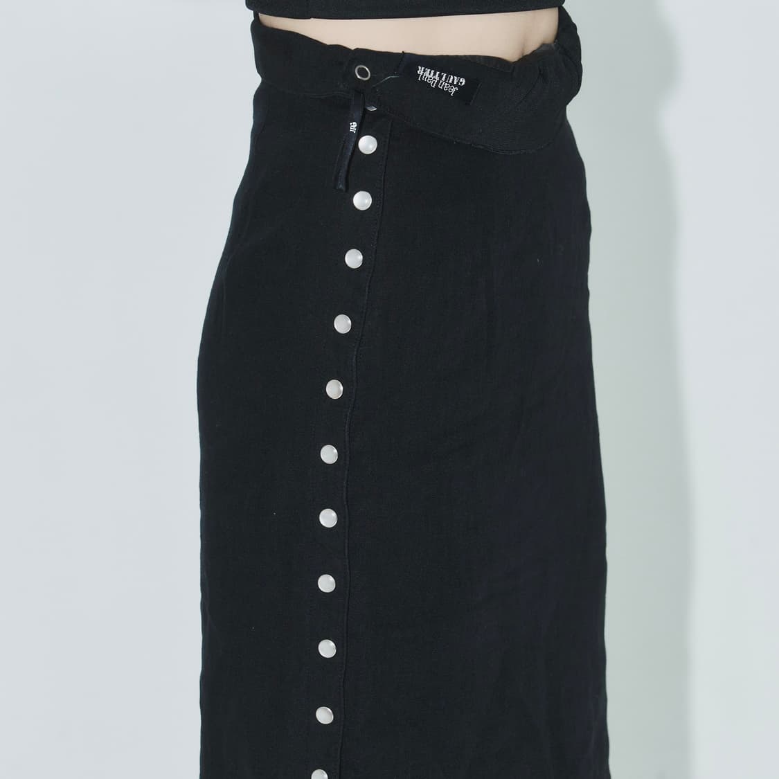 Jean paul gautier linen side snap skirt 상품이미지2