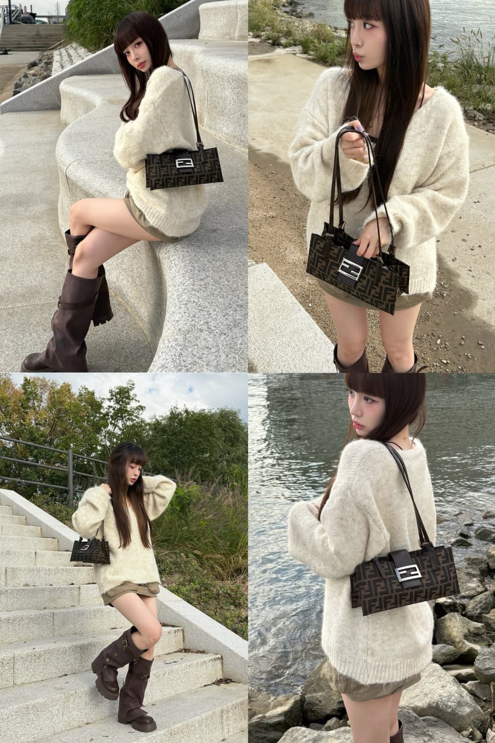 펜디 주카 빈티지 숄더백 상품이미지2