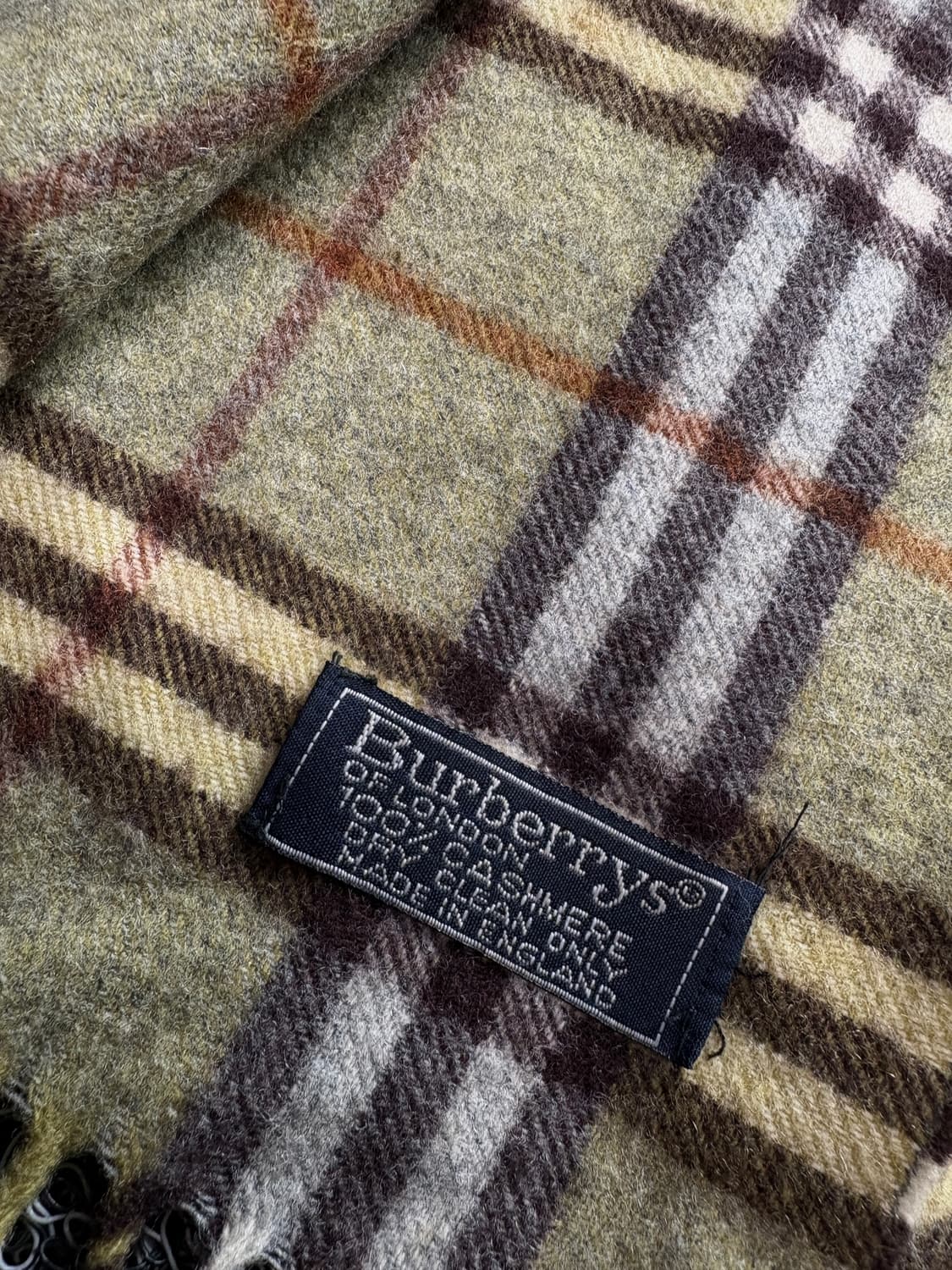 버버리 캐시미어 노바 체크 머플러 3073 상품이미지4