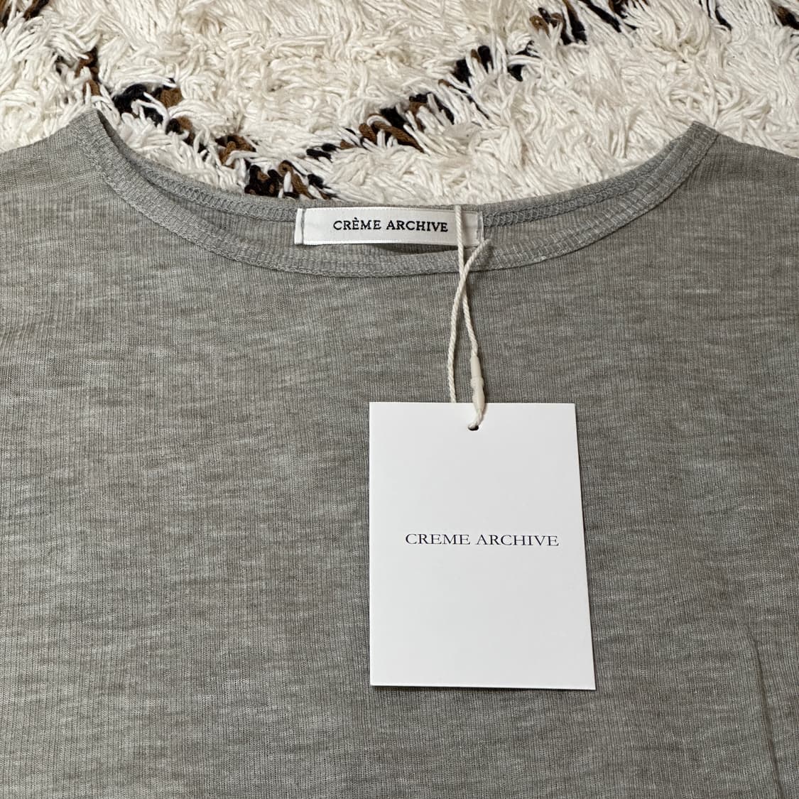 크렘므 파운더 펜던트 티셔츠 그레이 상품이미지7