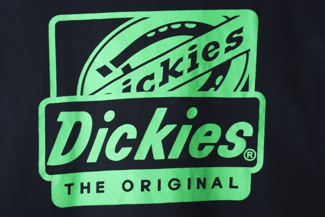 W(XL-2XL) 디키즈 반팔 티셔츠 빅로고 블랙 올드스쿨-H31419 상품이미지5