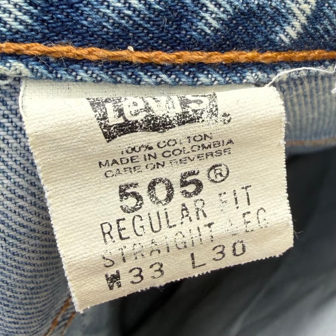 90s 빈티지 리바이스 505 W33 L30 상품이미지10