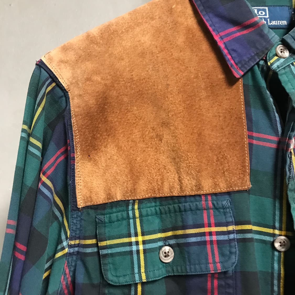 폴로 랄프로렌 체크 셔츠 S 상품이미지4