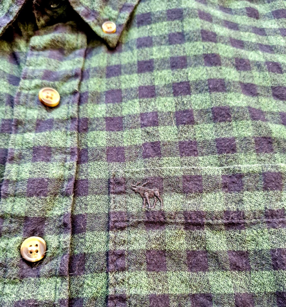 아베크롬비 플란넬 셔츠 L  상품이미지5