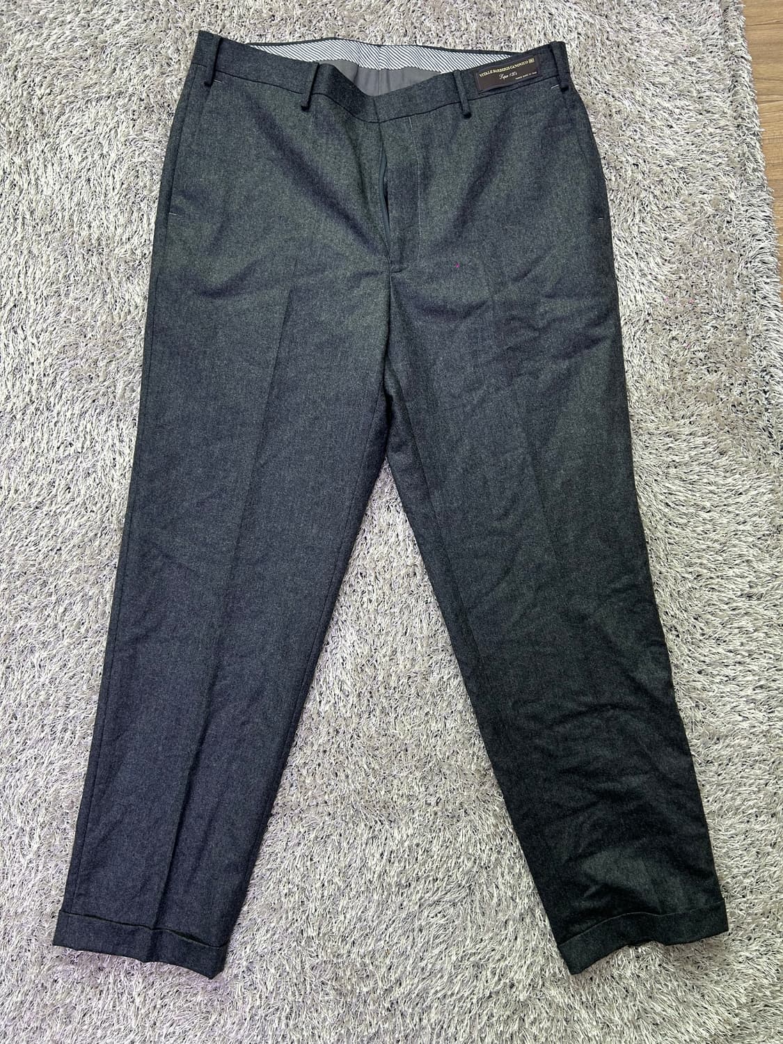 일본판 DOCLASSE 이태리제원단 슈퍼 120 울 슬랙스 34사이즈 상품이미지1