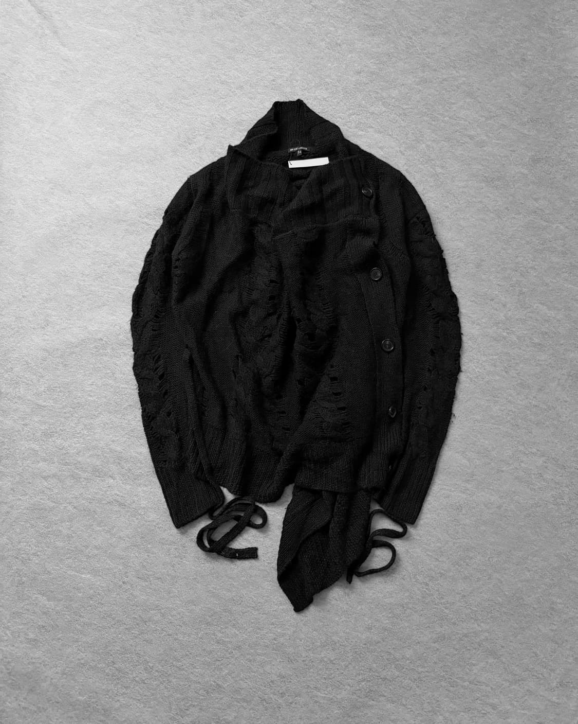 10FW 앤드뮐미스터 디스트로이드 비대칭 가디건 상품이미지3