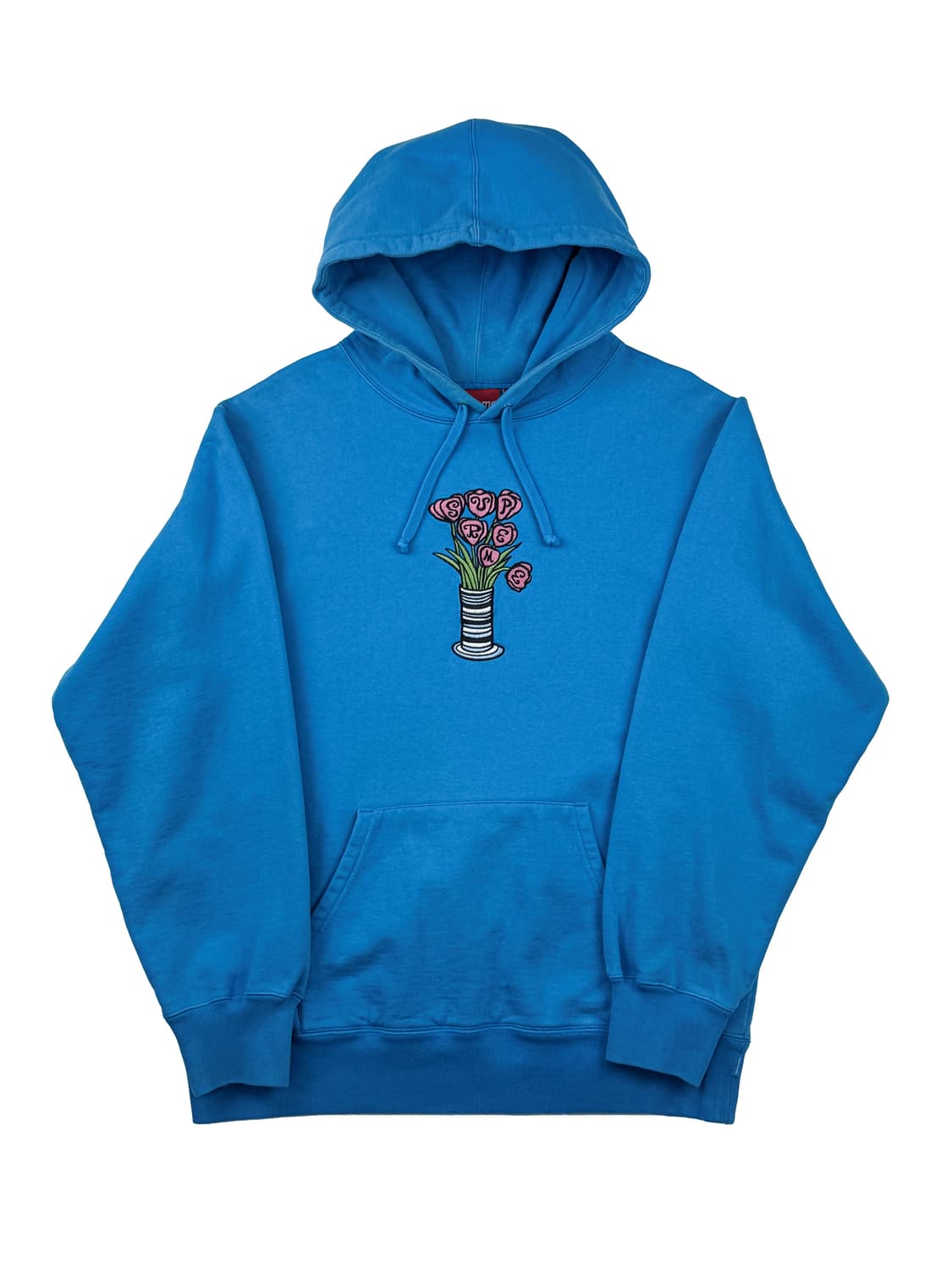 슈프림 플라워 후드 스웨트셔츠 브라이트 로얄 상품이미지1