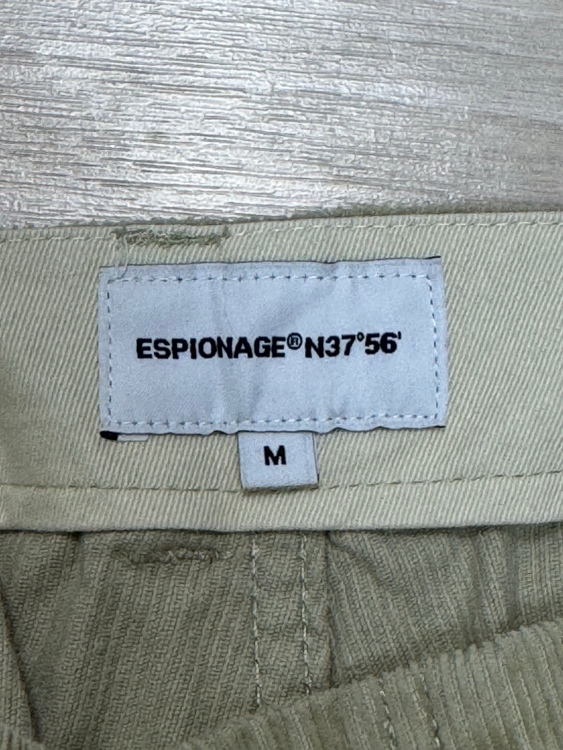 [에스피오나지] Corduroy Officer Pants Beige 상품이미지9