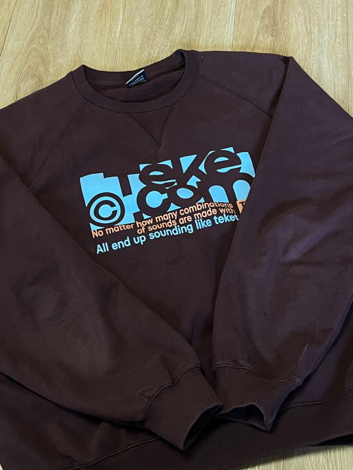 테켓 맨투맨/스웻셔츠 상품이미지2