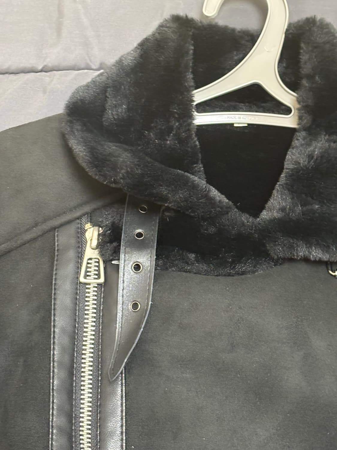 무스탕 블랙 m  상품이미지4