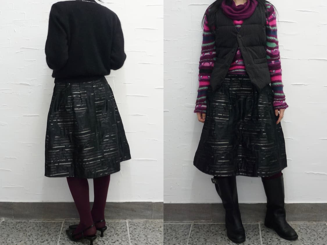 black perl volume skirt 상품이미지2