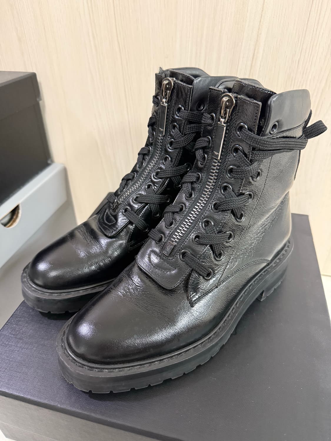 생로랑 블랙 워커 부츠 36 상품이미지1