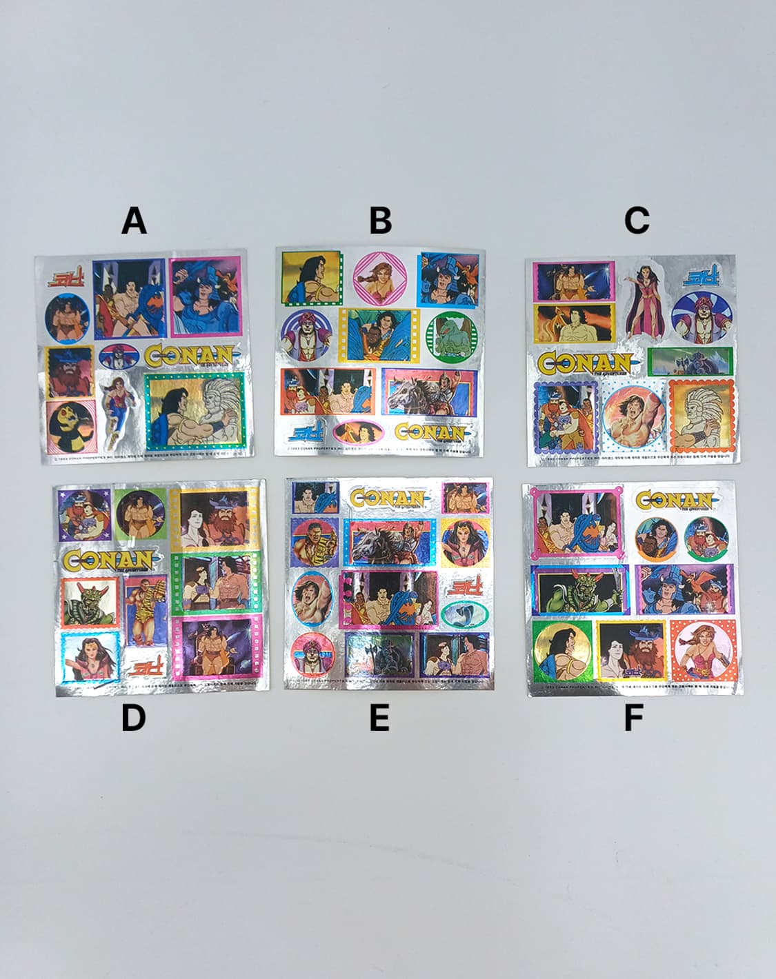 모험가 코난 Conan the Adventurer 고전문구 스티커 상품이미지4