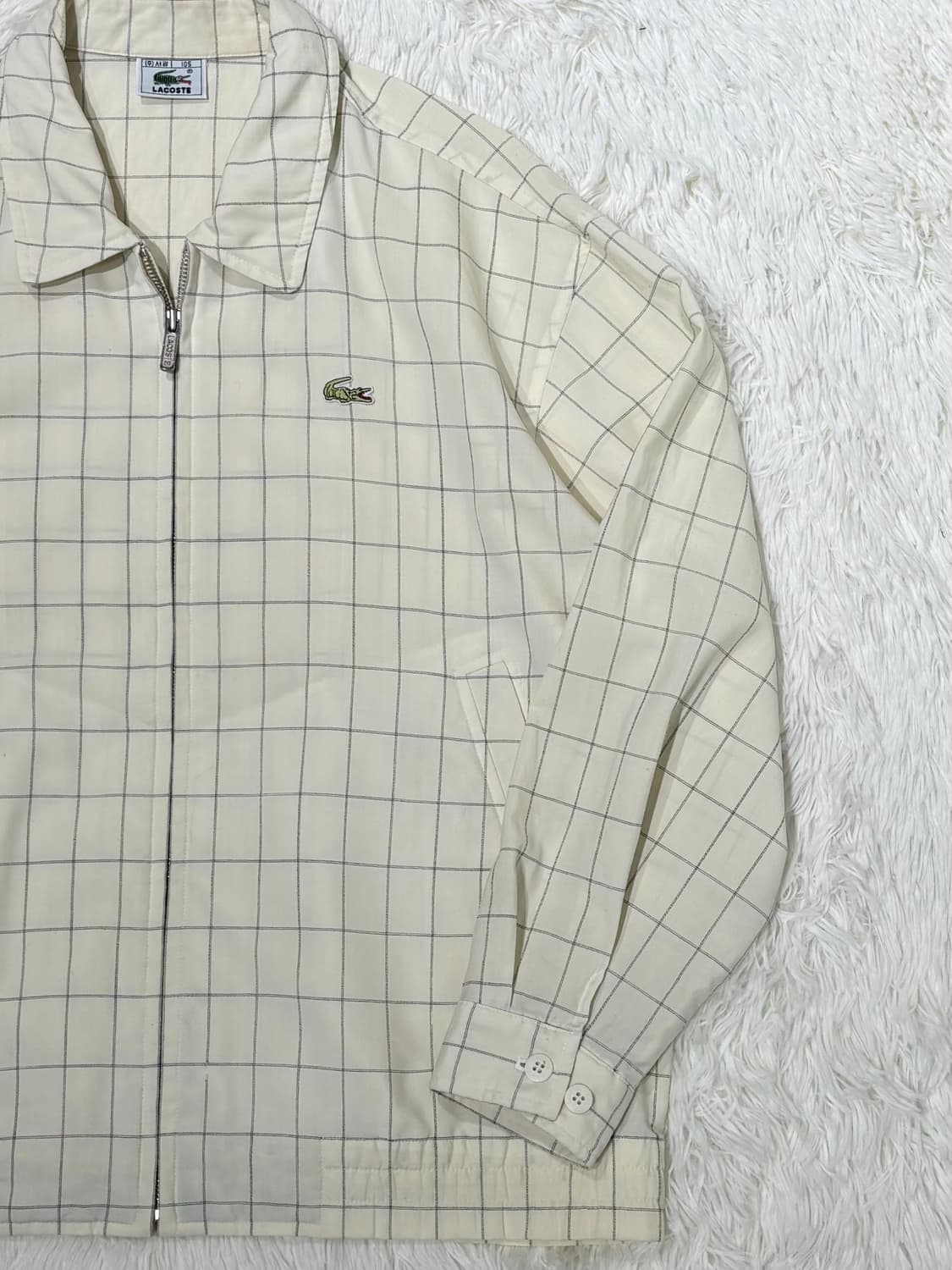 라코스테 90‘s 빅로고 체크 자켓 상품이미지5