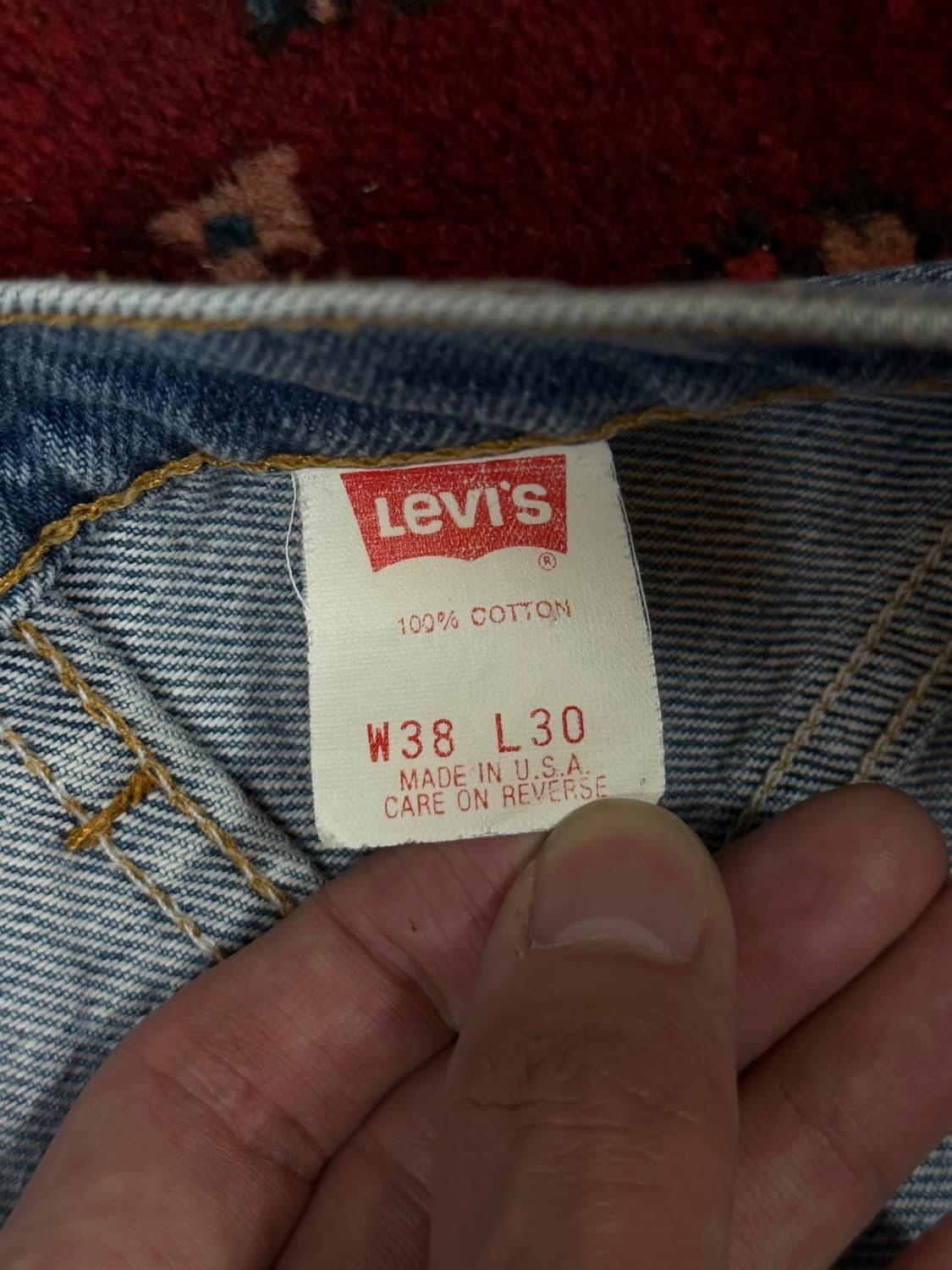 90's USA Made 빈티지 리바이스 517 오렌지탭 상품이미지9