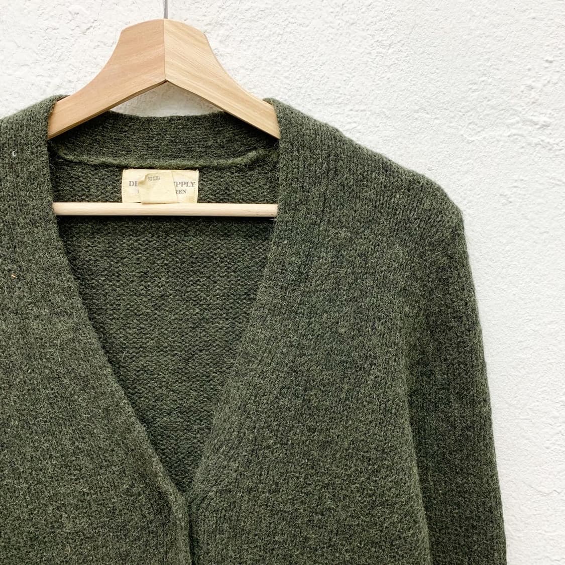 데님앤서플라이 그린 울혼방 니트 가디건  상품이미지3