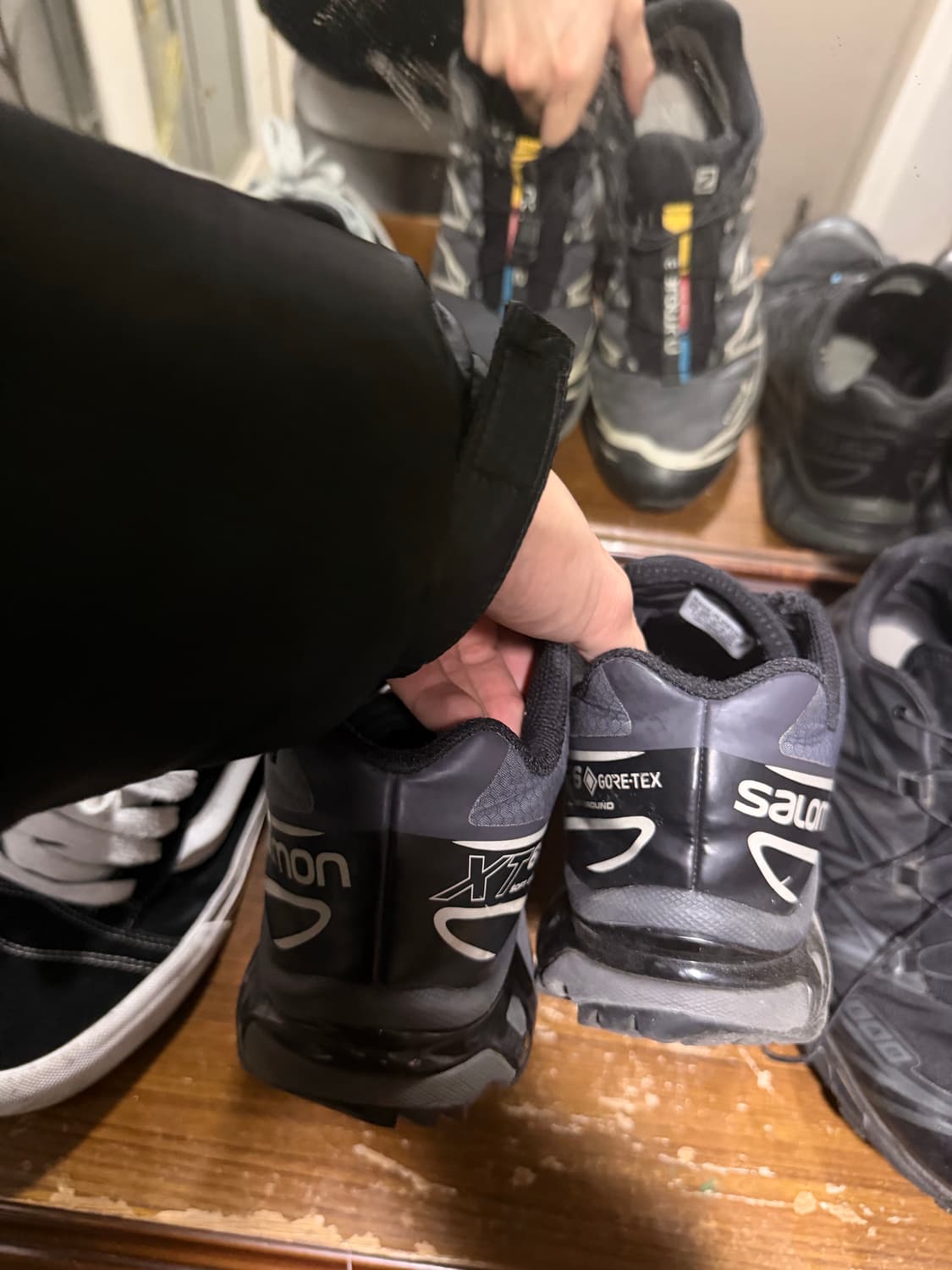 살로몬 xt-6 고어텍스 에보니 블랙 270 상품이미지2