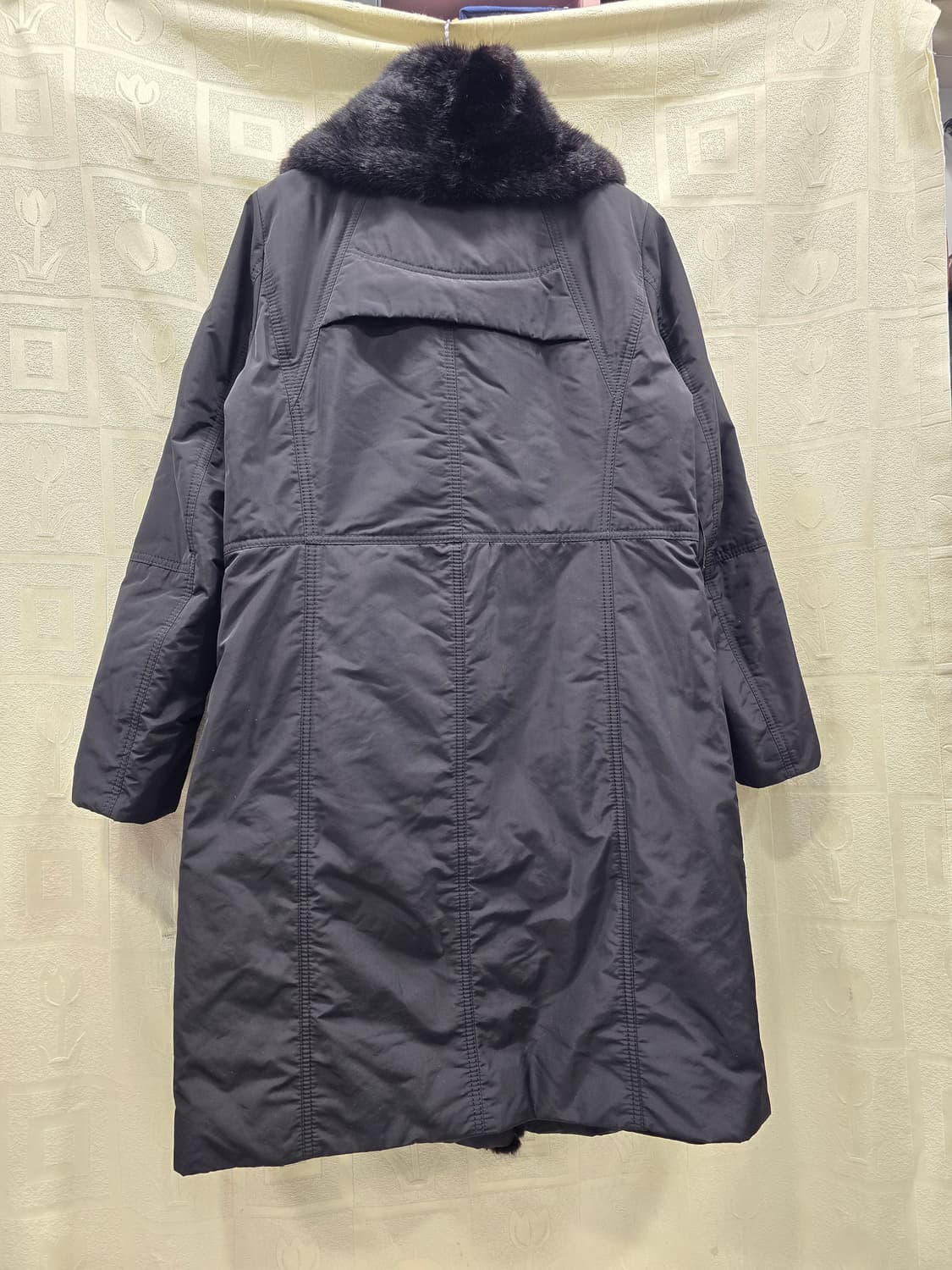 요하넥스 johanex 양면 블랙 밍크 롱 코트 94(66) 상품이미지9