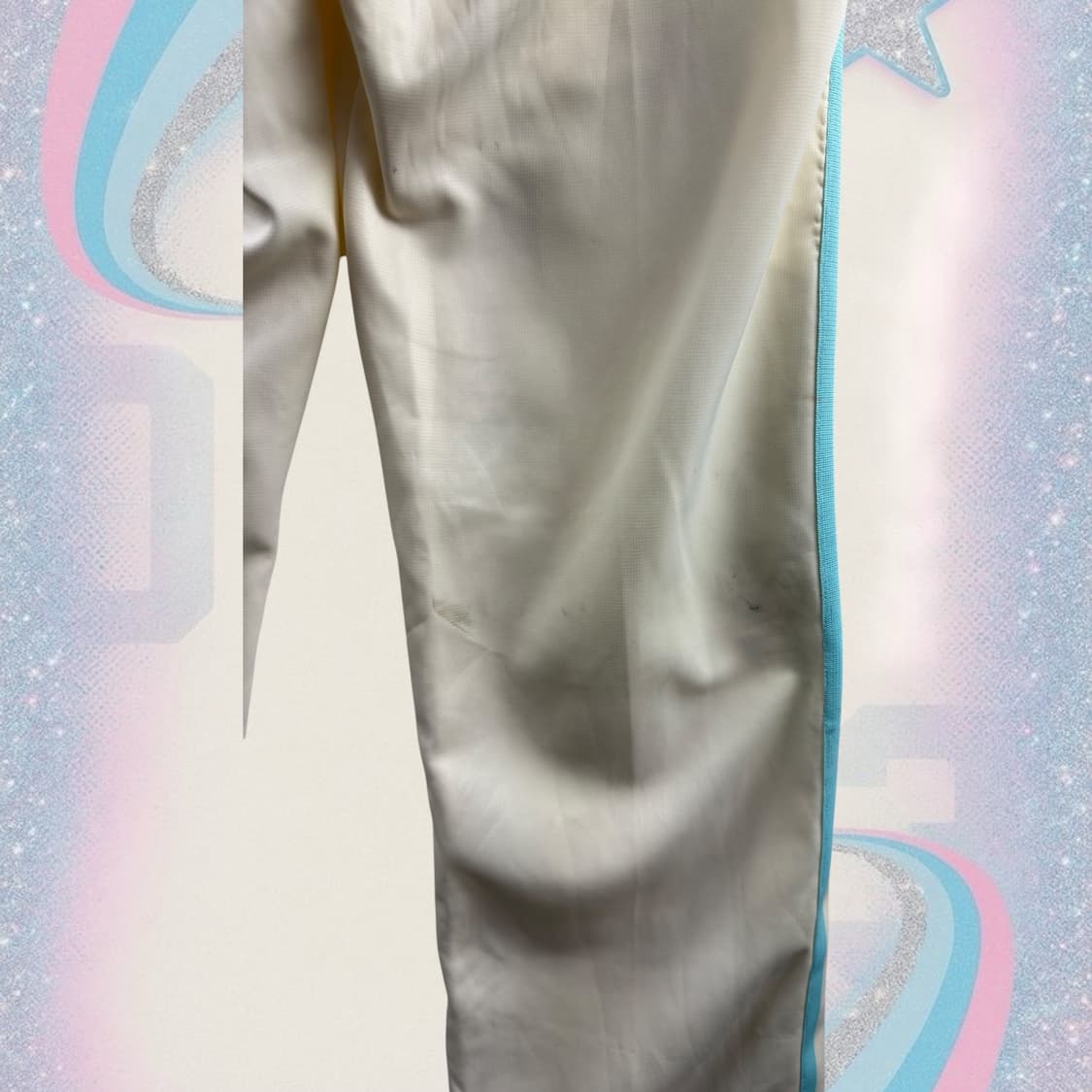 아디다스 재팬 키치 핀터레스트 베이지 파스텔블루 트랙팬츠270 상품이미지4