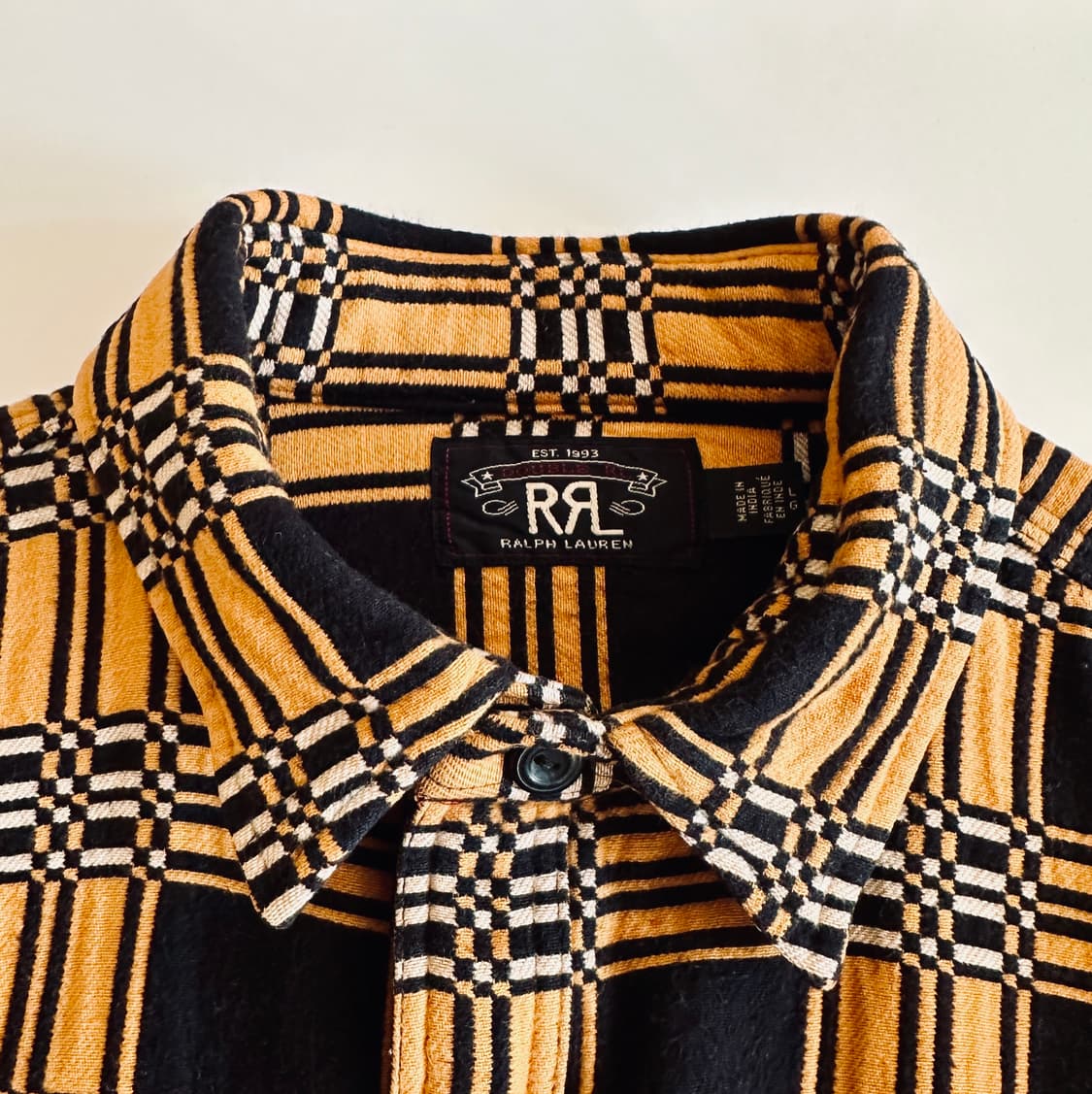 RRL 더블알엘 22FW 자카드 오버셔츠 L사이즈 신품급 워크셔츠 상품이미지1