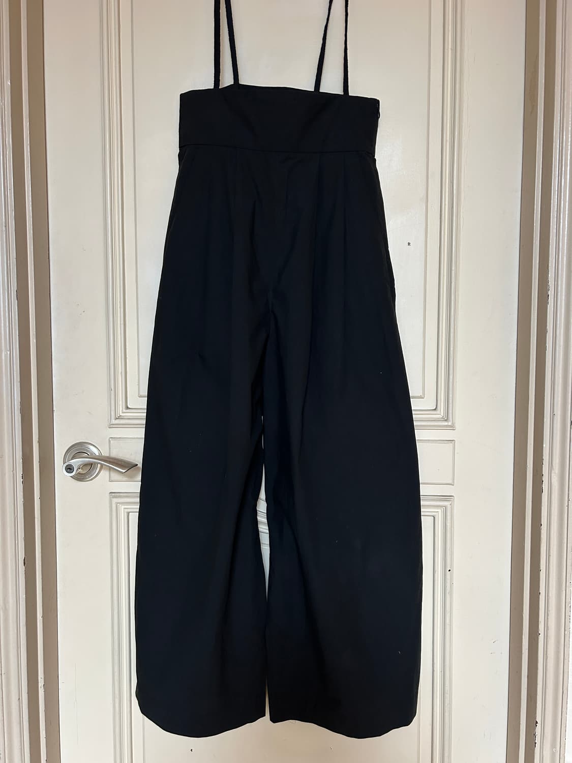 엔폴드 오버롤 디테일 와이드팬츠 상품이미지1