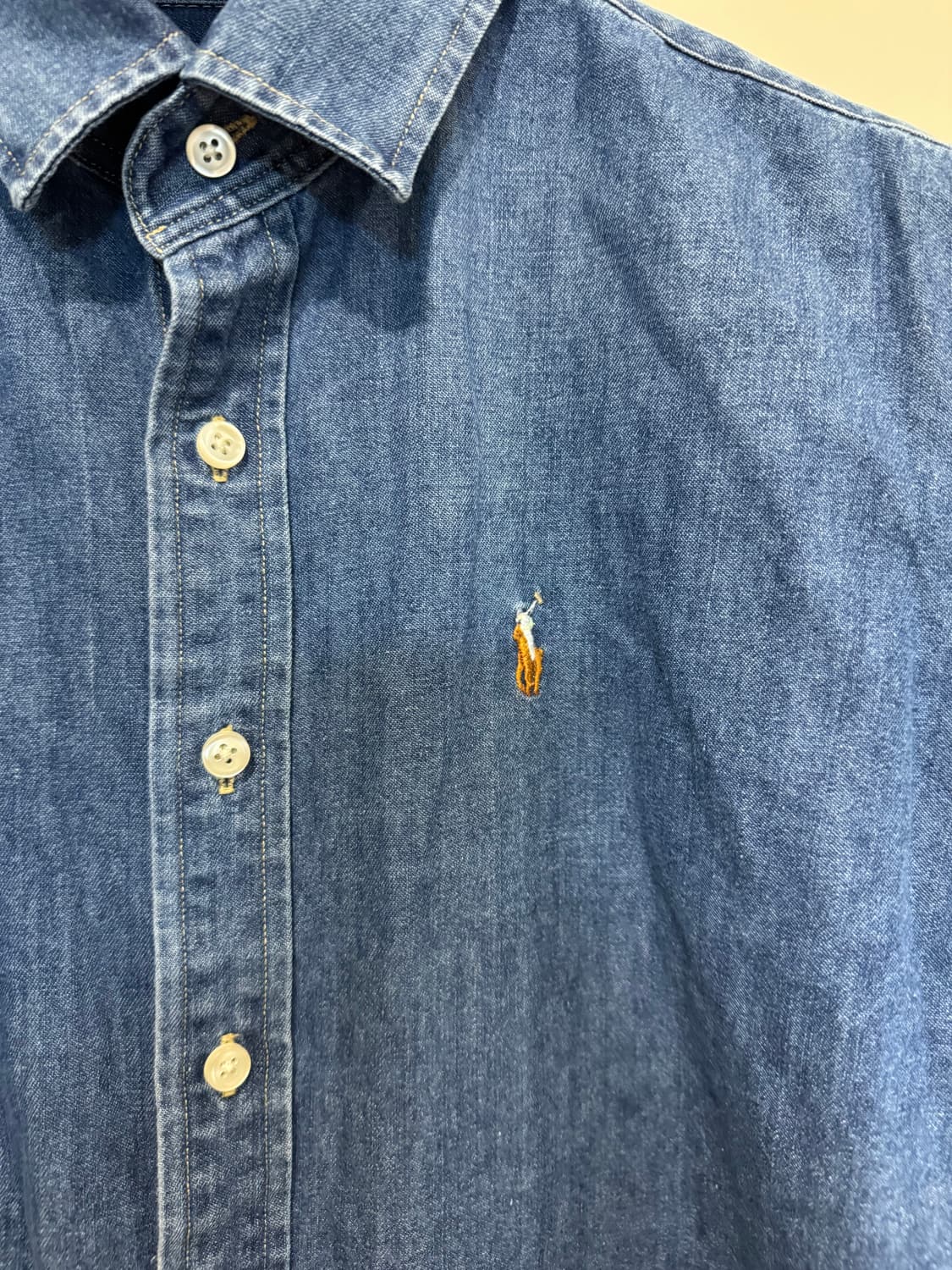 폴로랄프로렌 슬림핏 데님 셔츠  상품이미지6
