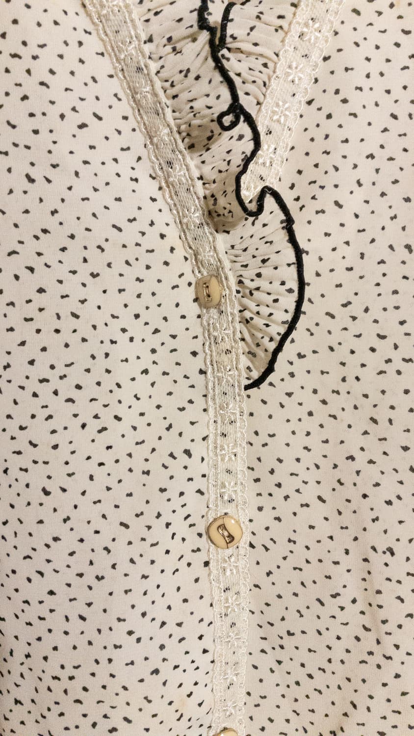 Dotted feminin  blouse 상품이미지3