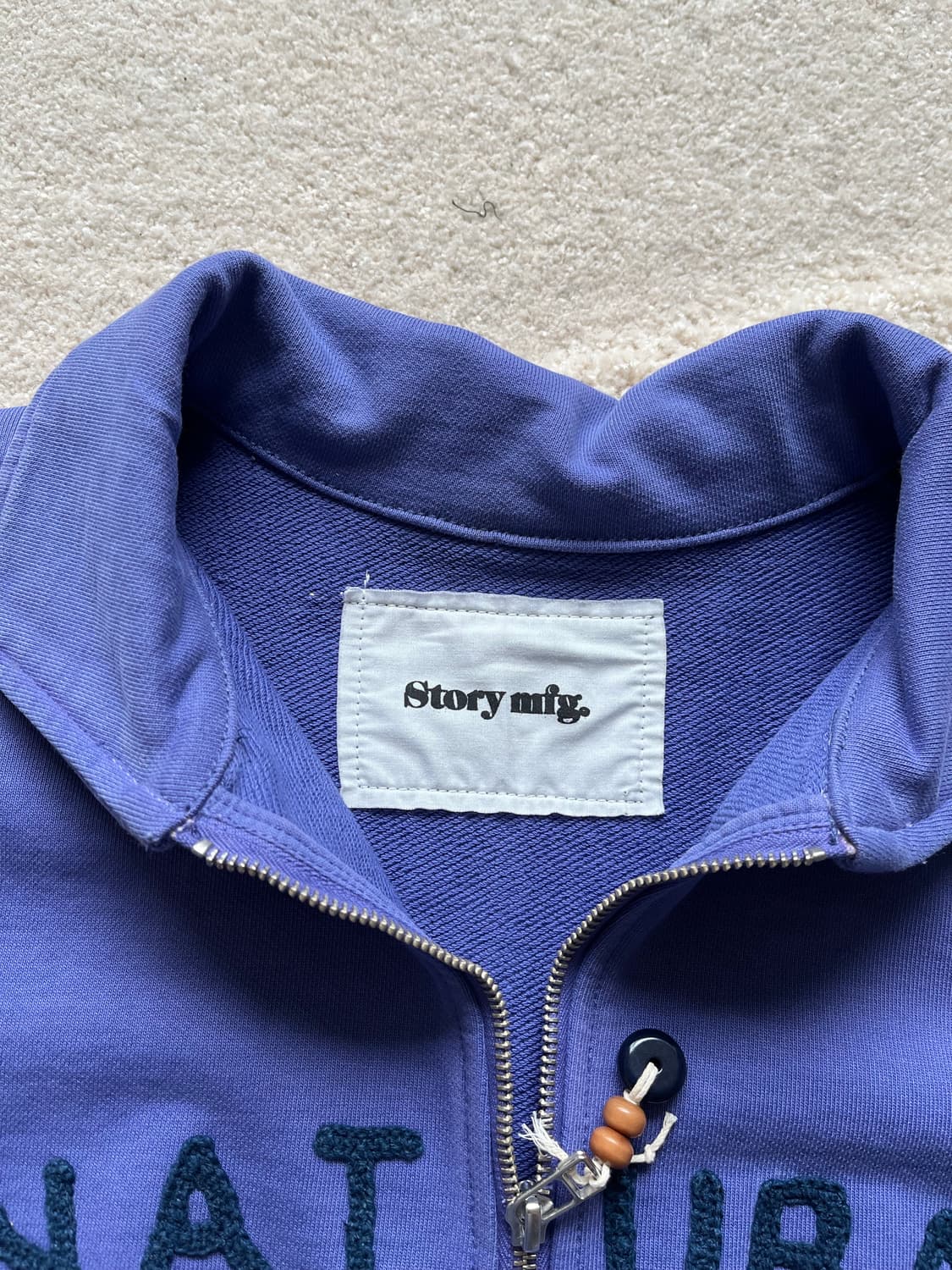 Story mfg 하프 집업 스웻 (100-103) 상품이미지6