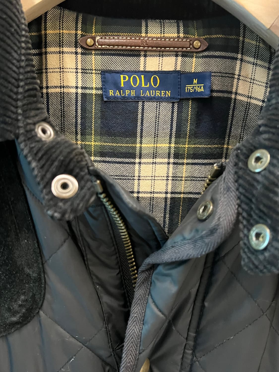 폴로 블랙 퀼팅 자켓  상품이미지4