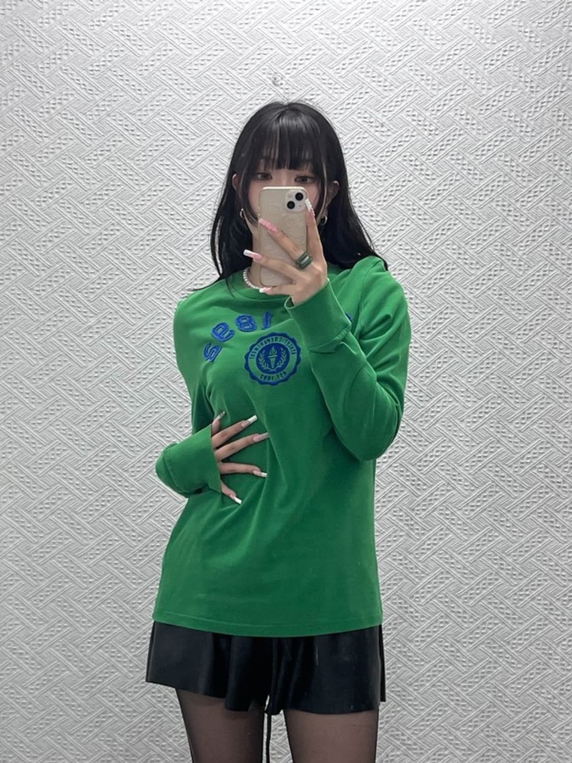 아베크롬비 빈티지 Y2K 레트로 딥그린 롱슬리브 M C12561 상품이미지1