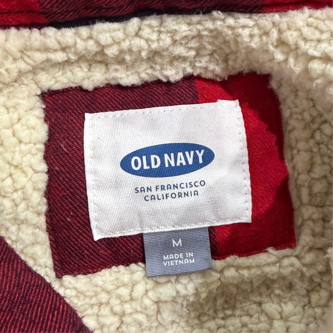 [M] OLD NAVY 시어링 플란넬셔츠  상품이미지6