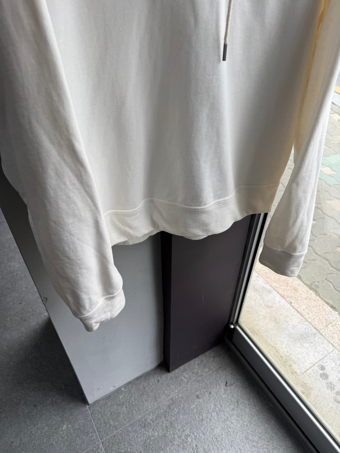 L/ 질샌더 로고프린팅 오버 후드티 상품이미지5