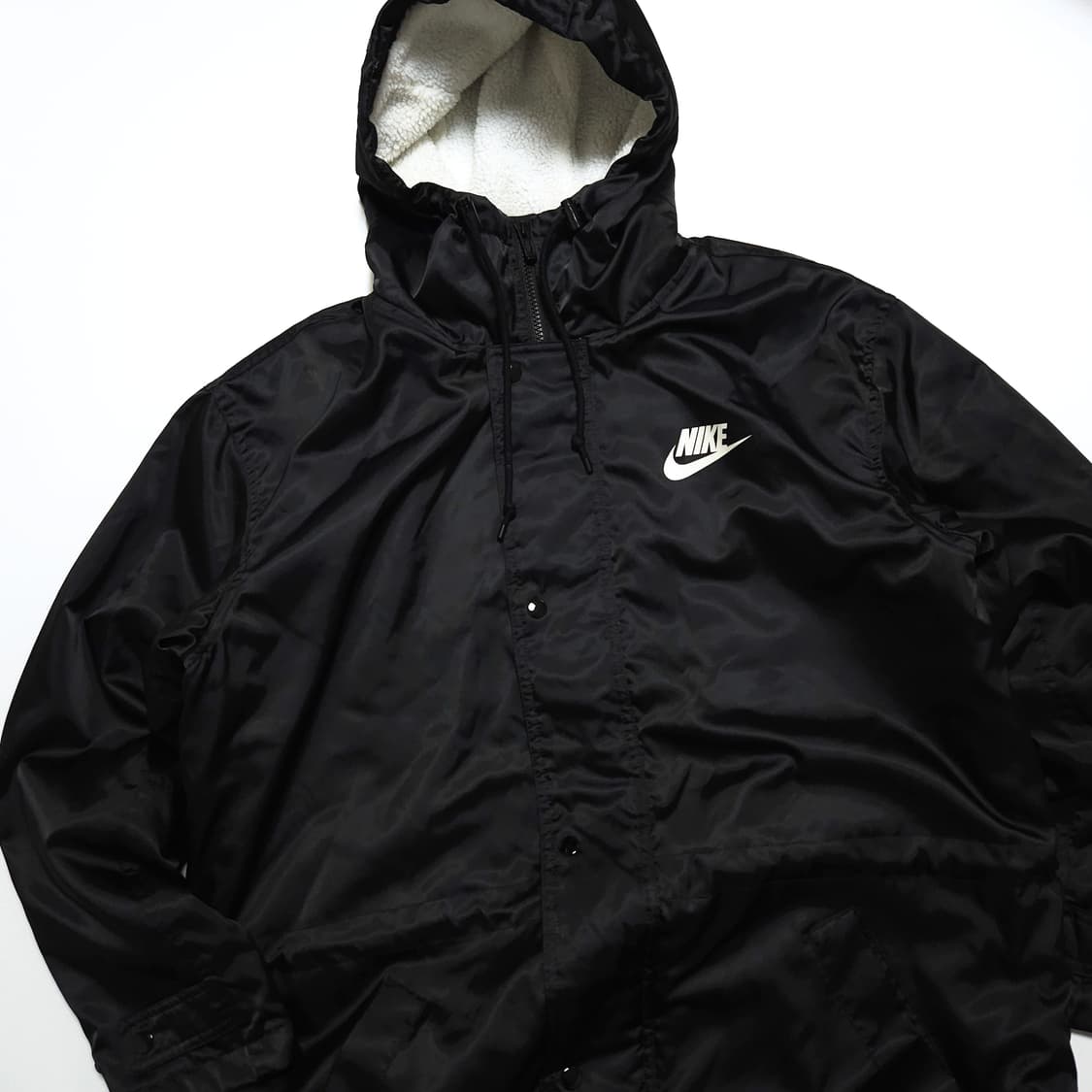 나이키 NSW 합성필 파카 플리스 돕바 패딩 블랙 상품이미지2