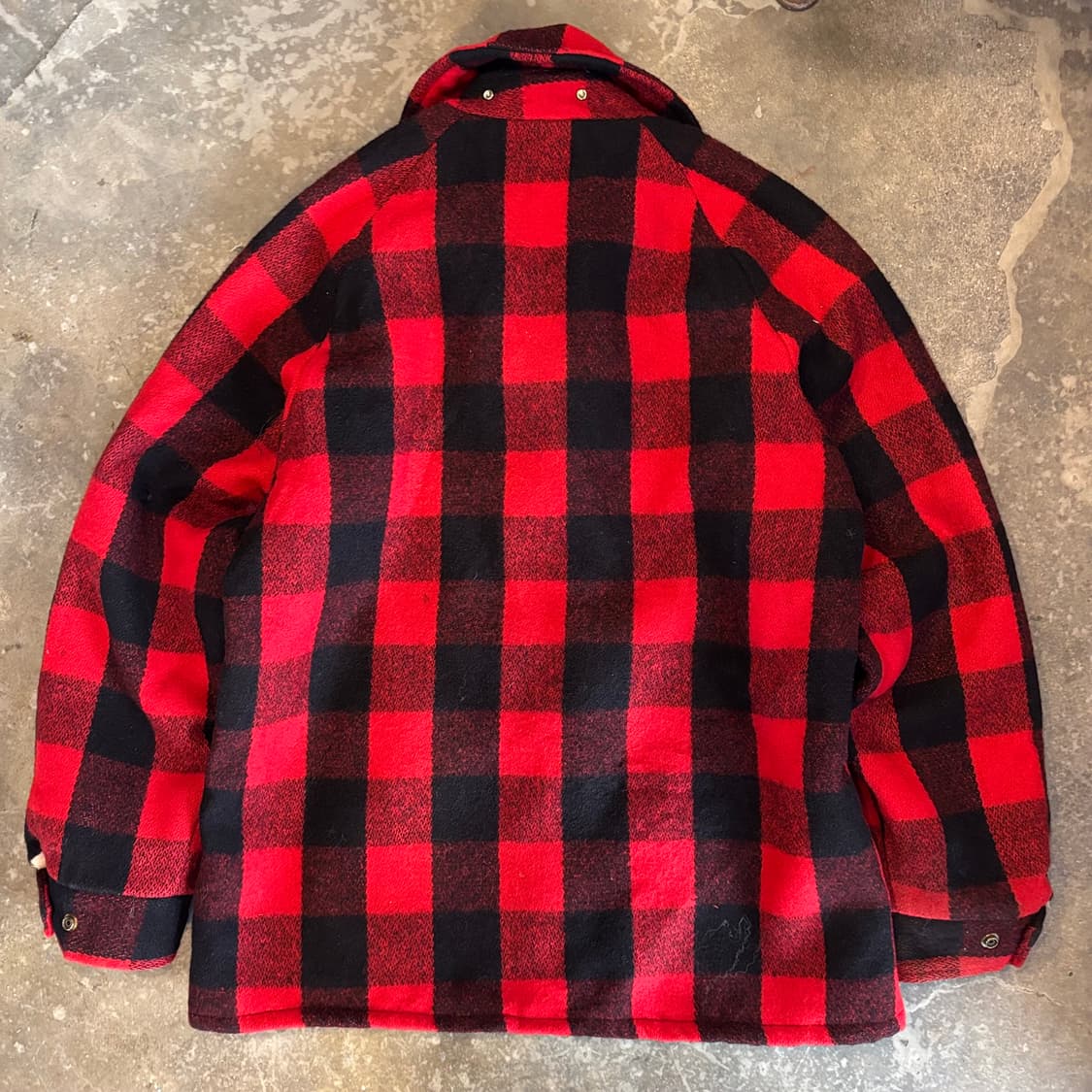 미국 빈티지 다마트 버팔로 체크 울 자켓 상품이미지2