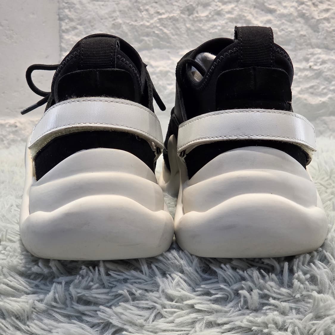 2a-15:SJ SJ 블랙 러너 스니커즈 240mm(실착235) 상품이미지3