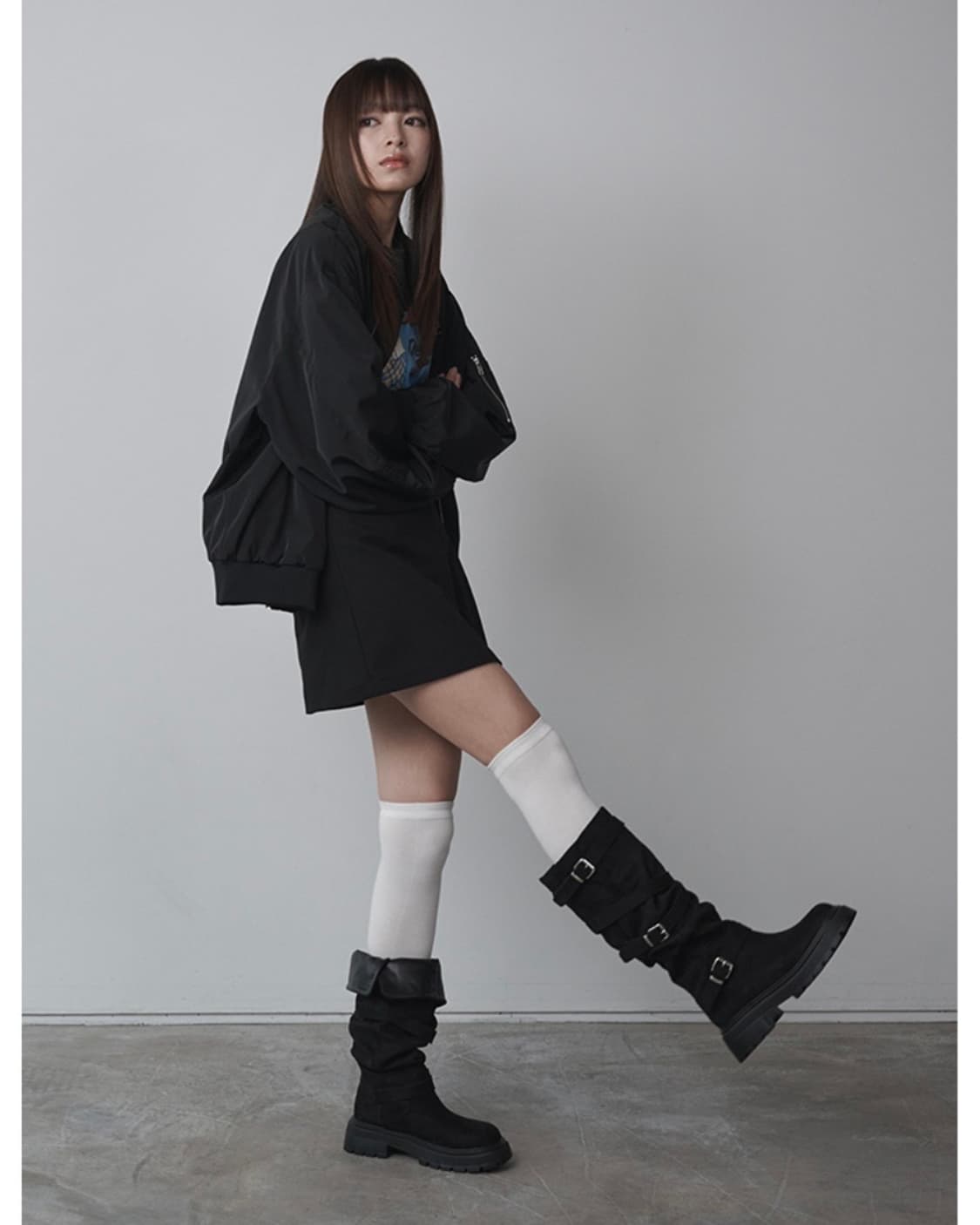 블랙 롱부츠 225 상품이미지2