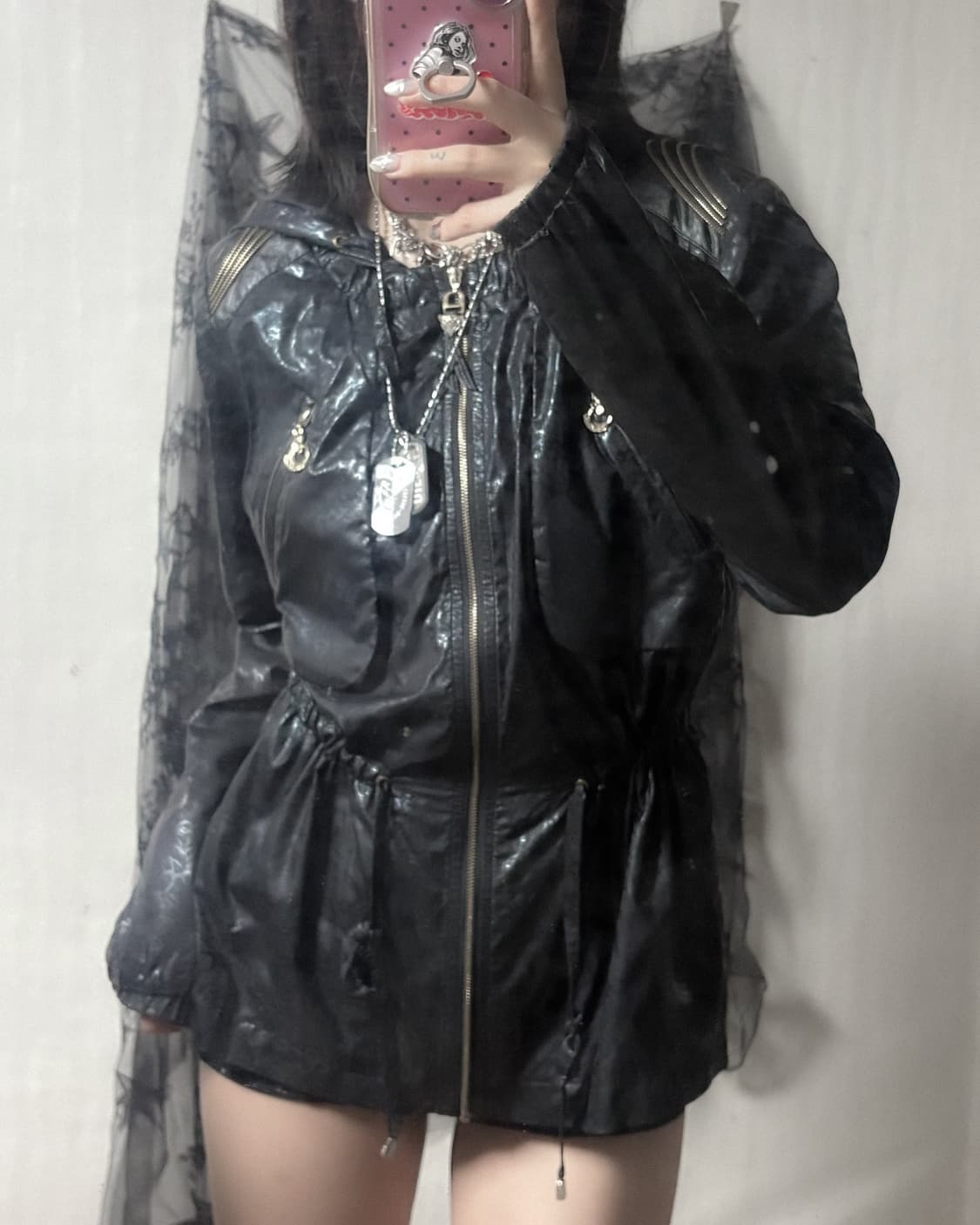 펑크 y2k 지퍼 포인트 자켓  상품이미지1