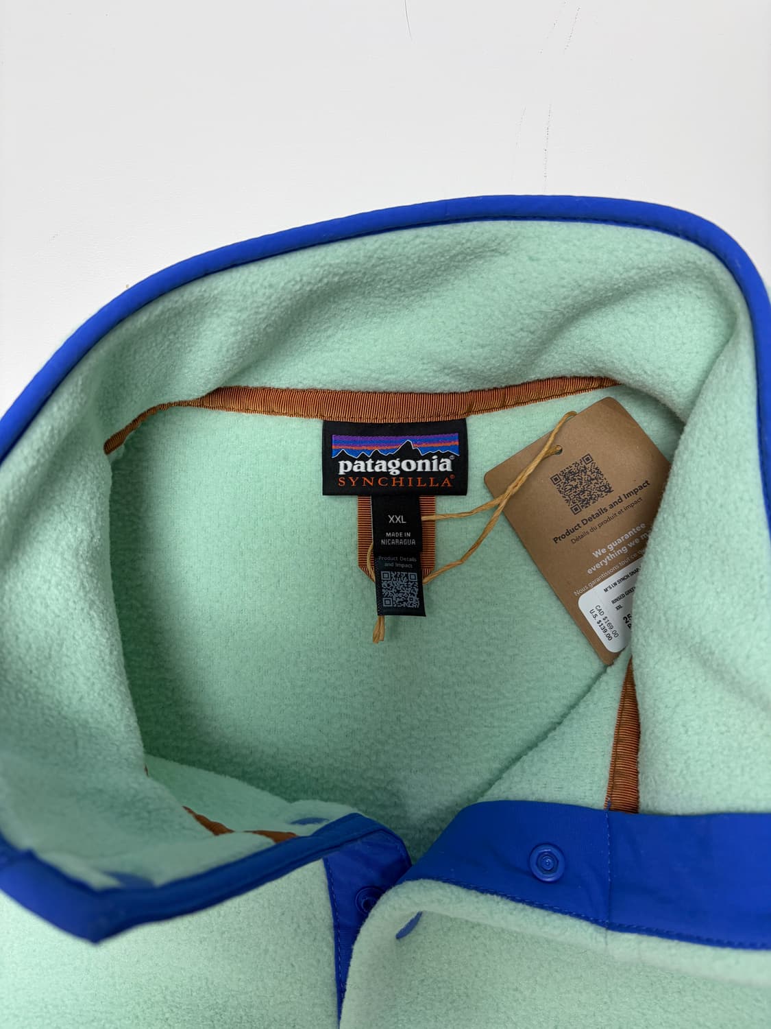 파타고니아 신칠라 레어색상 새제품 2xl 상품이미지2
