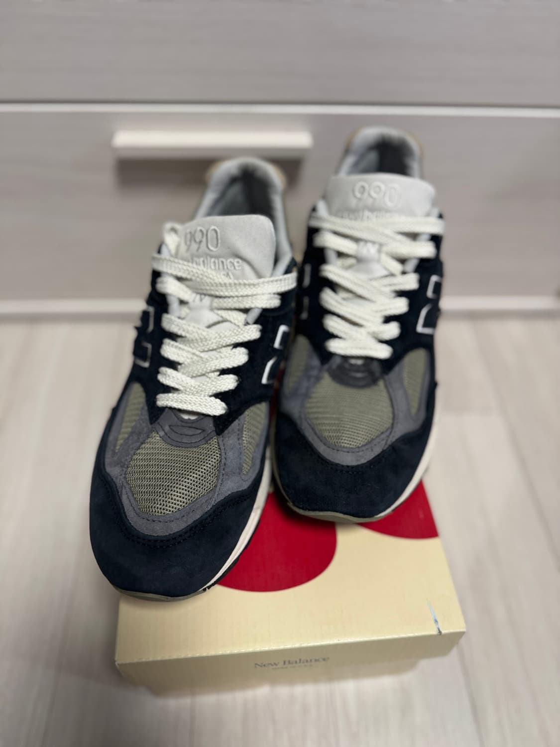 뉴발란스 990v2 메이드 인 USA 블랙 트루 카모 상품이미지4