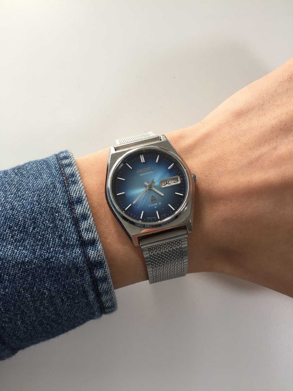 70s seiko type 2 blue gradation quartz 상품이미지4