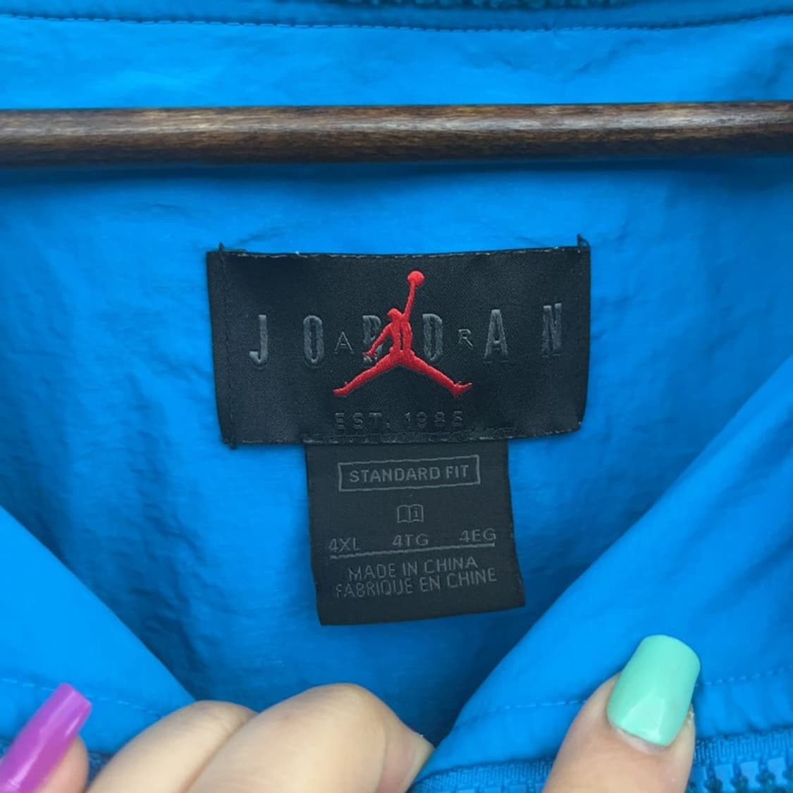 조던 엔지니어드23 비비드 블루 쉐르파 후리스 4XL C07007 상품이미지5